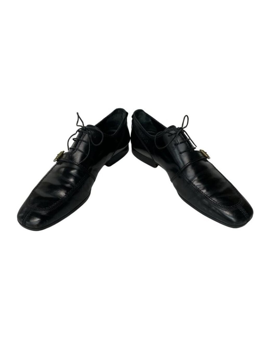 Louis Vuitton Shoes 8 Black Leather - Picture 2 of 6